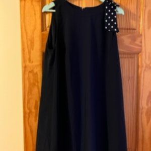 Beautiful Navy and Polka Dot Dress